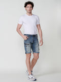 Bermuda Denim Workwear Hombre Regular – Koroshi Azul Claro