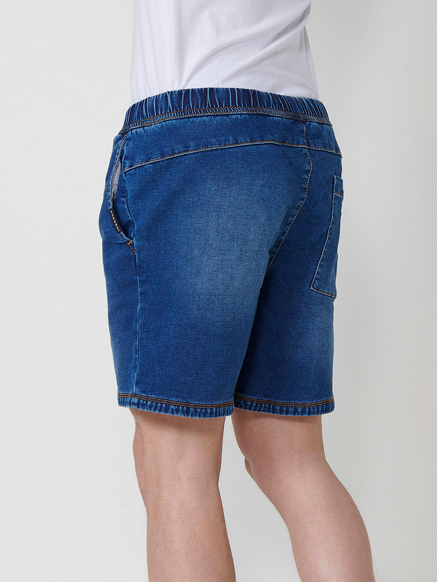 Short Hombre Jogger Knit Denim Lavado – Koroshi 2511PS88