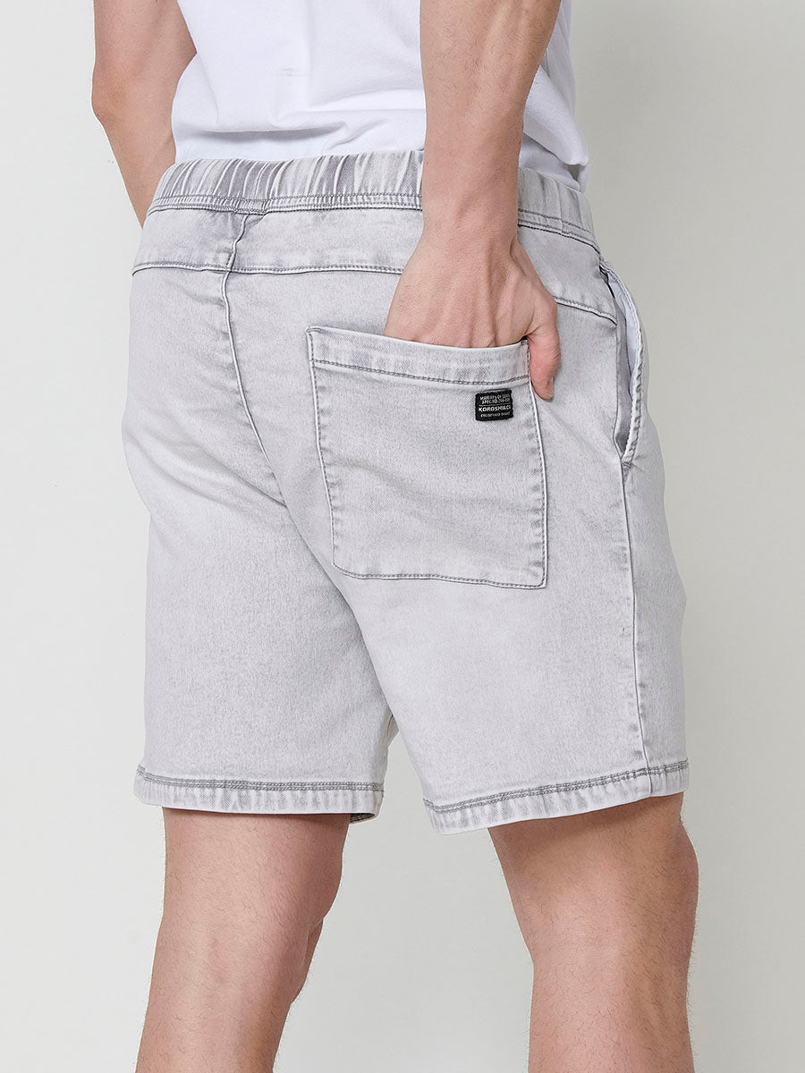 Short Hombre Jogger Knit Denim Lavado – Koroshi 2511PS88