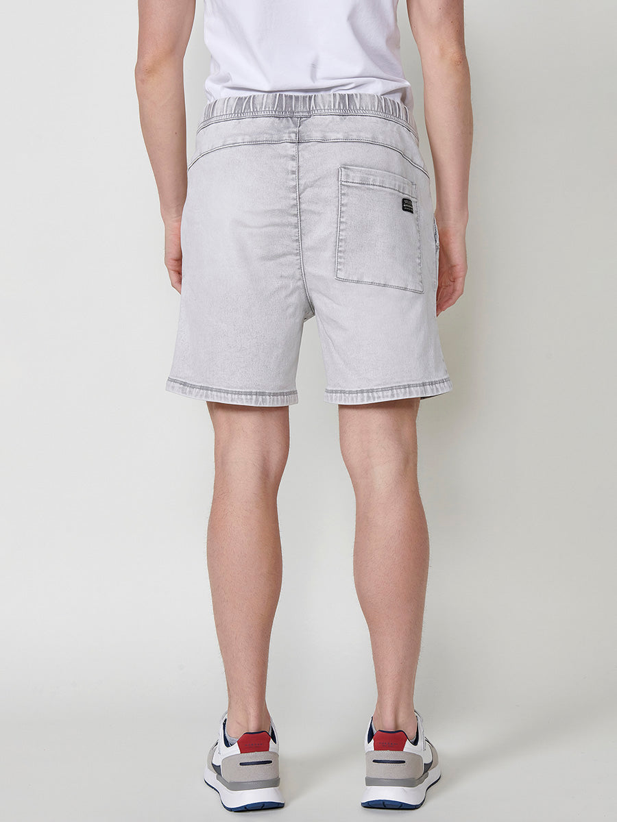 Short Hombre Jogger Knit Denim Lavado – Koroshi 2511PS88