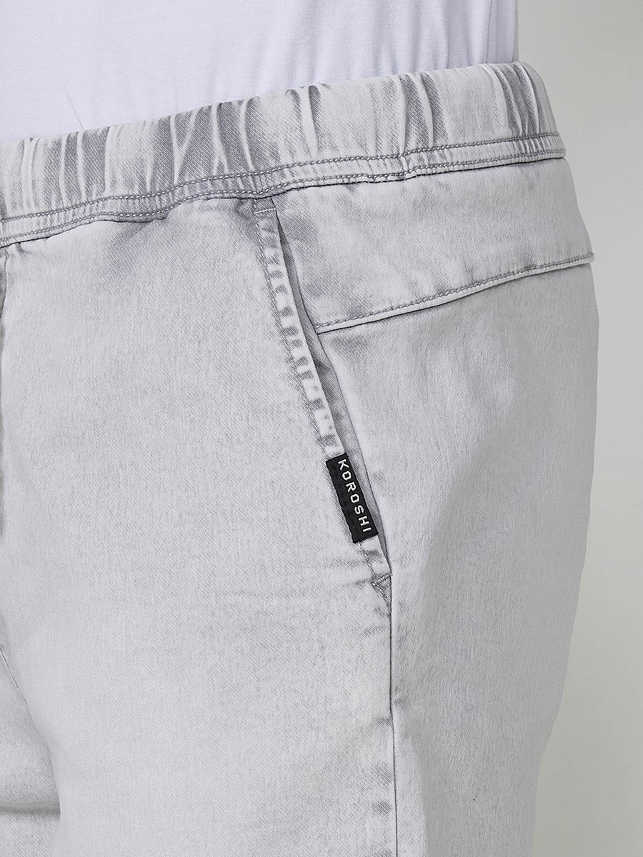 Short Hombre Jogger Knit Denim Lavado – Koroshi 2511PS88