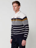 Jersey Hombre Punto Cuello Perkins con Cordón a Rayas – Koroshi 2511TR09