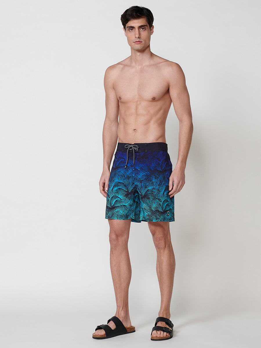 Bañador Hombre Surfero Estampado Tropical Degradado – Koroshi 2511WA08