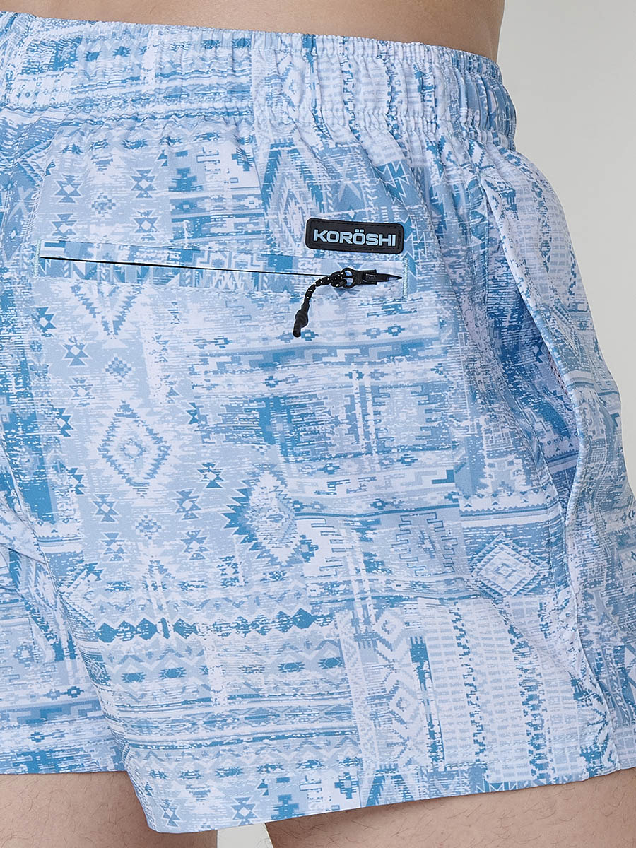 Bañador Hombre Corto Estampado Étnico – Koroshi 2511WA09