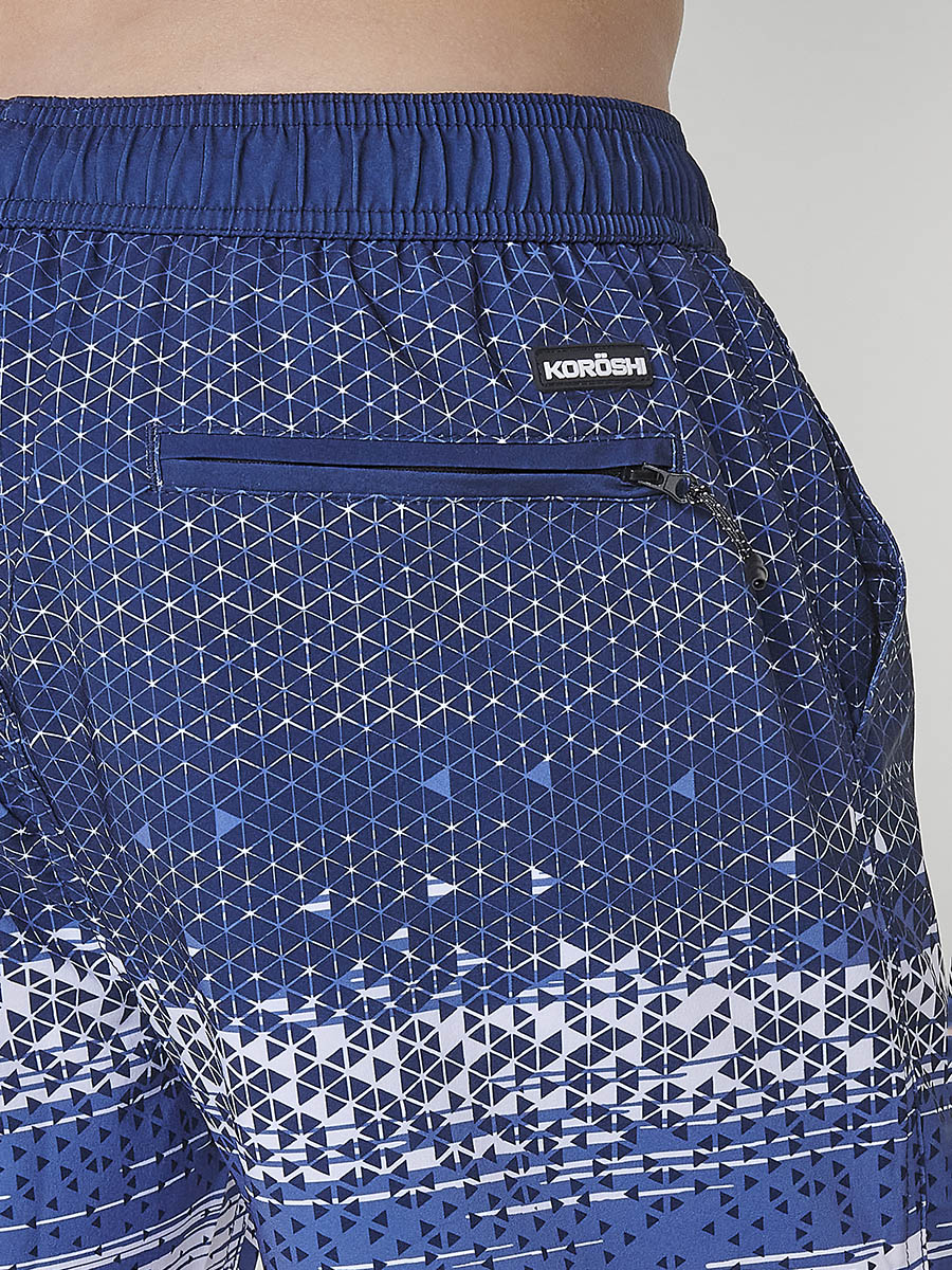 Bañador Hombre Corto Estampado Geométrico Degradado – Koroshi 2511WA15