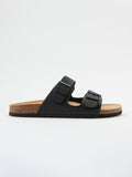 Sandalias Hombre Bio con Hebillas – Koroshi Negro