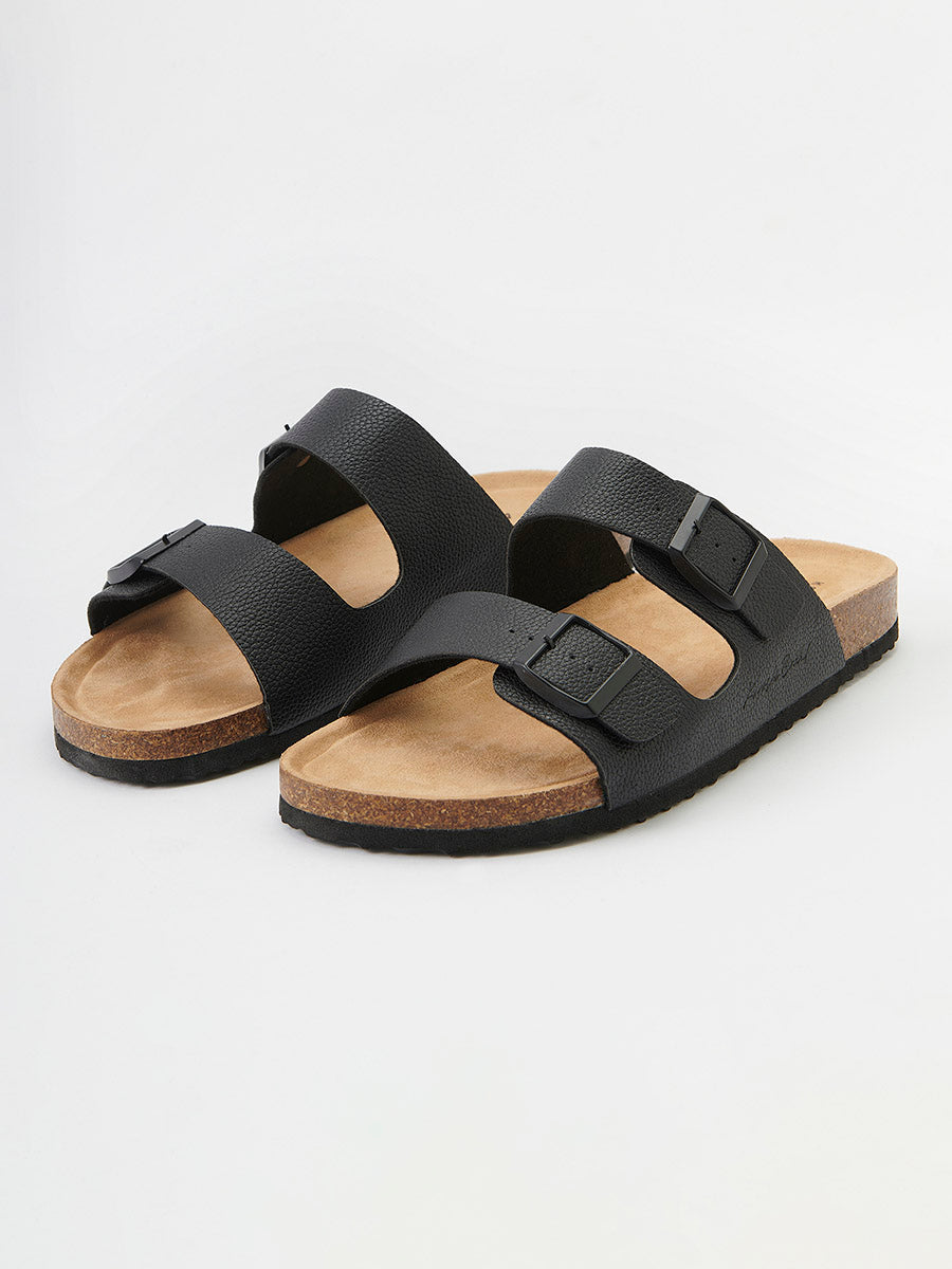 Sandalias Hombre Bio con Hebillas – Koroshi Negro