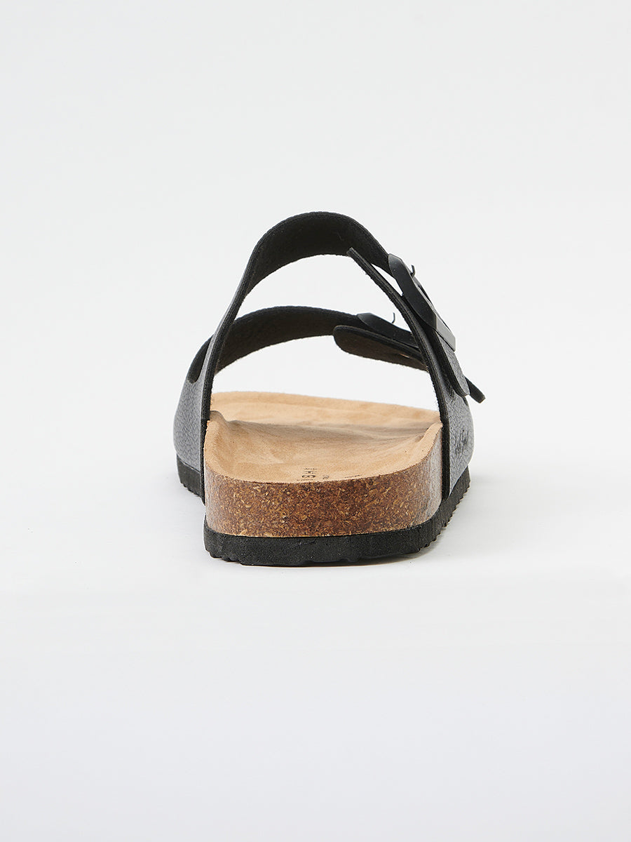Sandalias Hombre Bio con Hebillas – Koroshi Negro