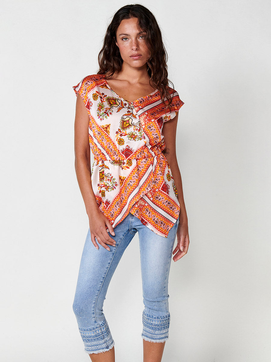 Blusa Mujer Satén Blanca – Koroshi 2512BL30