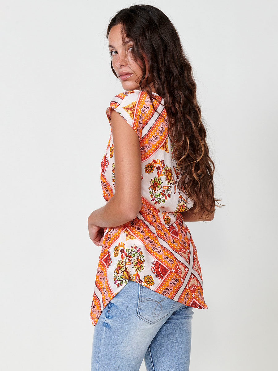 Blusa Mujer Satén Blanca – Koroshi 2512BL30