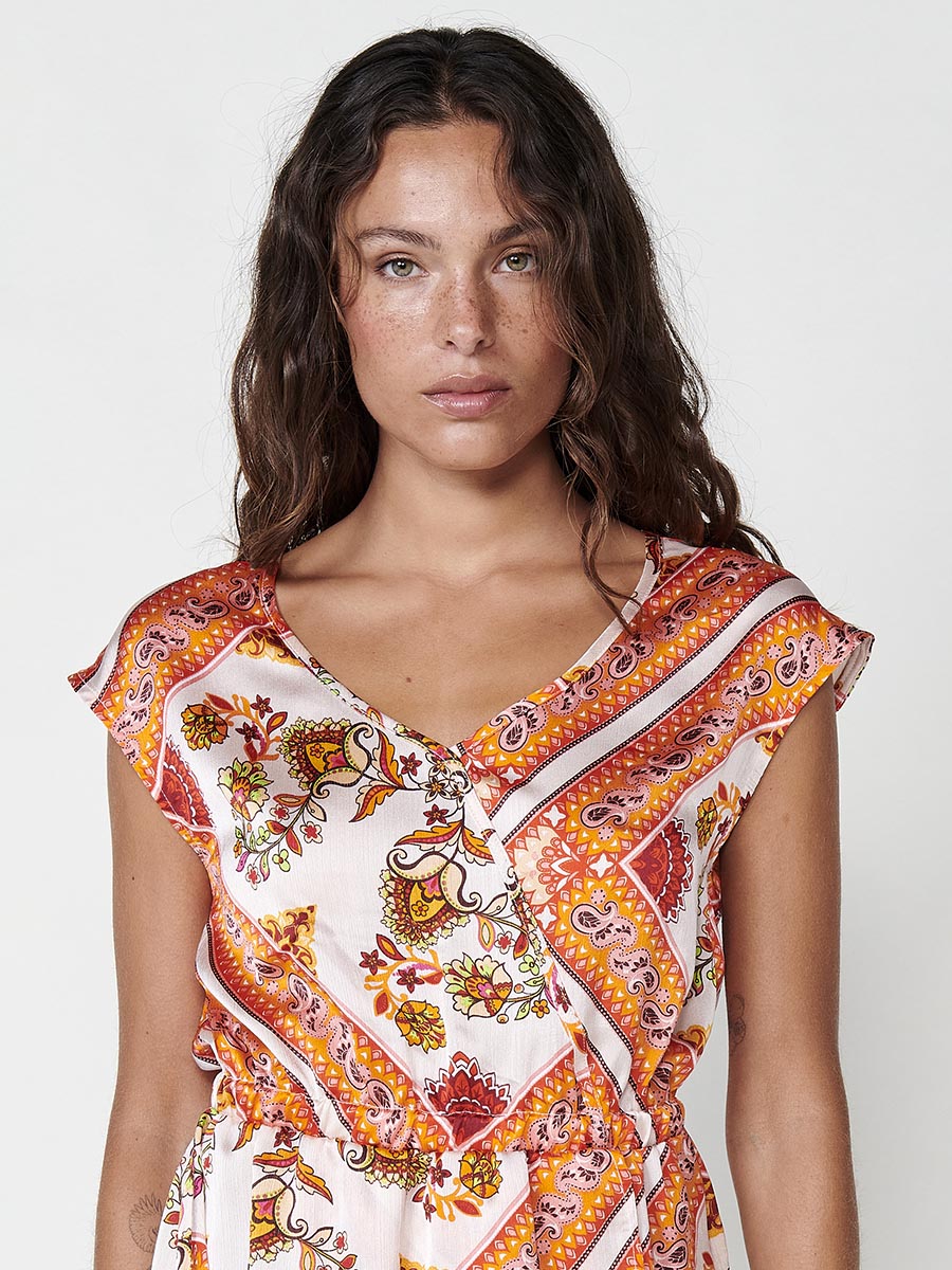 Blusa Mujer Satén Blanca – Koroshi 2512BL30