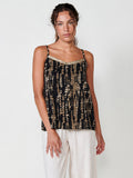 Blusa Mujer Tirantes Estampado Tie Dye – Koroshi Negra