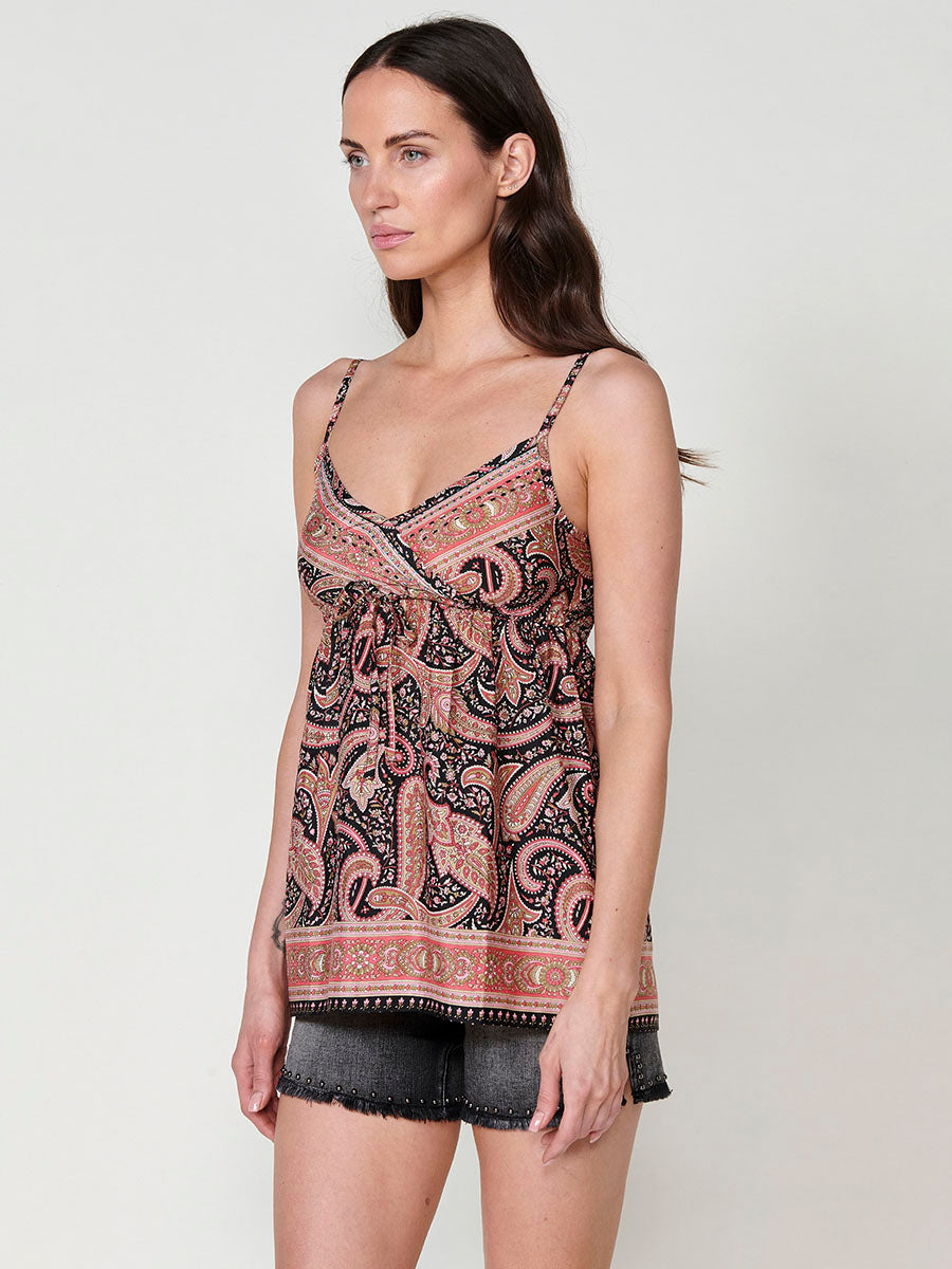 Blusa Mujer Tirantes Estampado Tropical – Koroshi 2512BL97