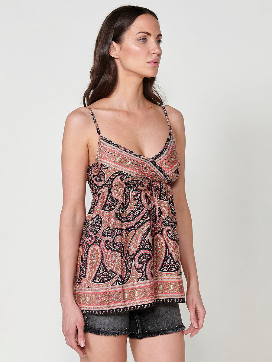Blusa Mujer Tirantes Estampado Tropical – Koroshi 2512BL97