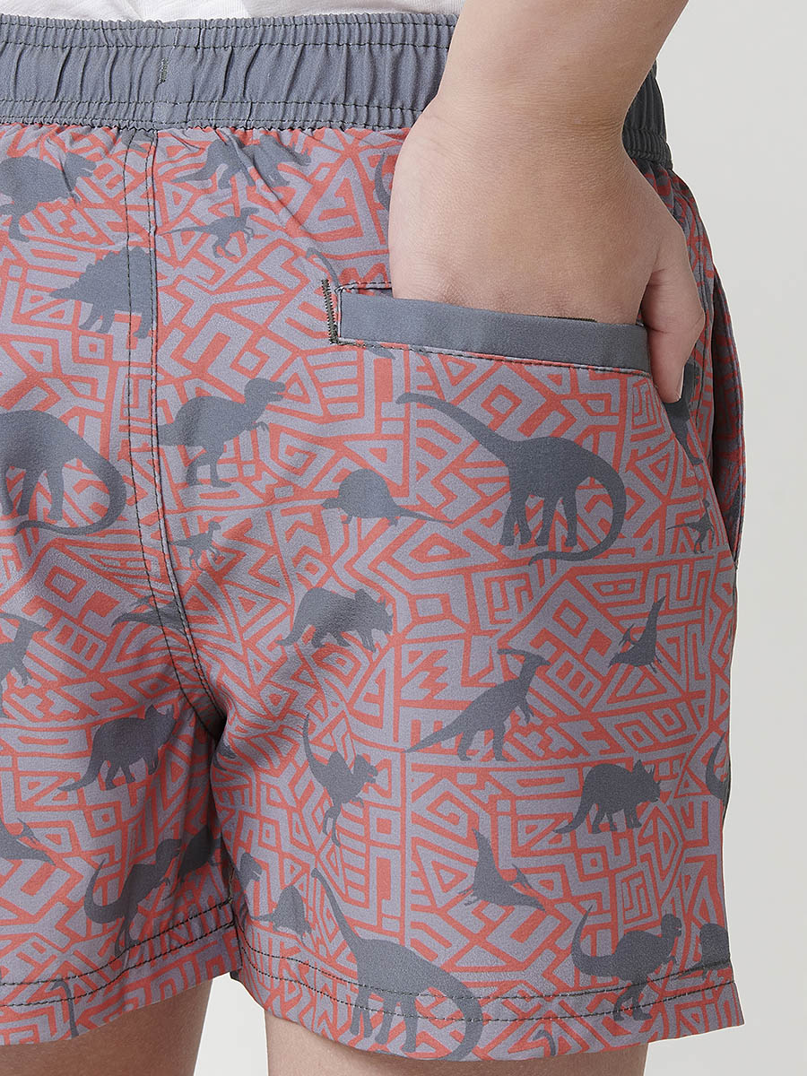 Bañador Niño Tipo Short Dinosaurios – Koroshi Kaki