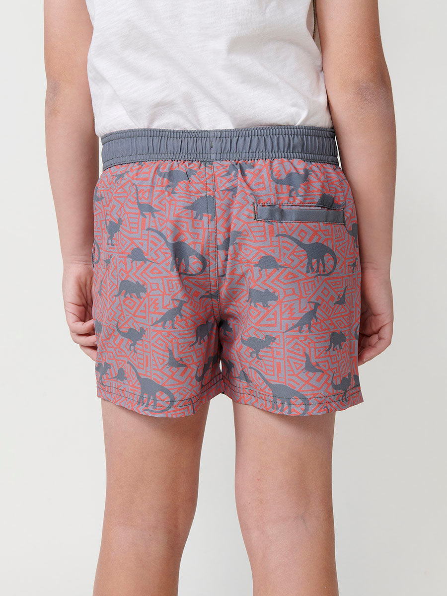 Bañador Niño Tipo Short Dinosaurios – Koroshi Kaki