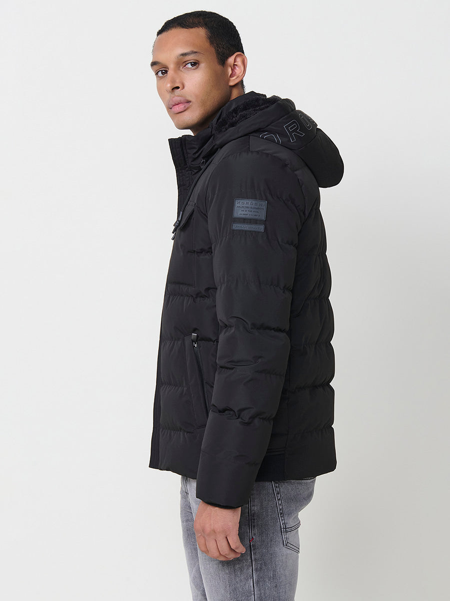 Chaqueta Acolchada Hombre con Capucha – Koroshi 2521JA56