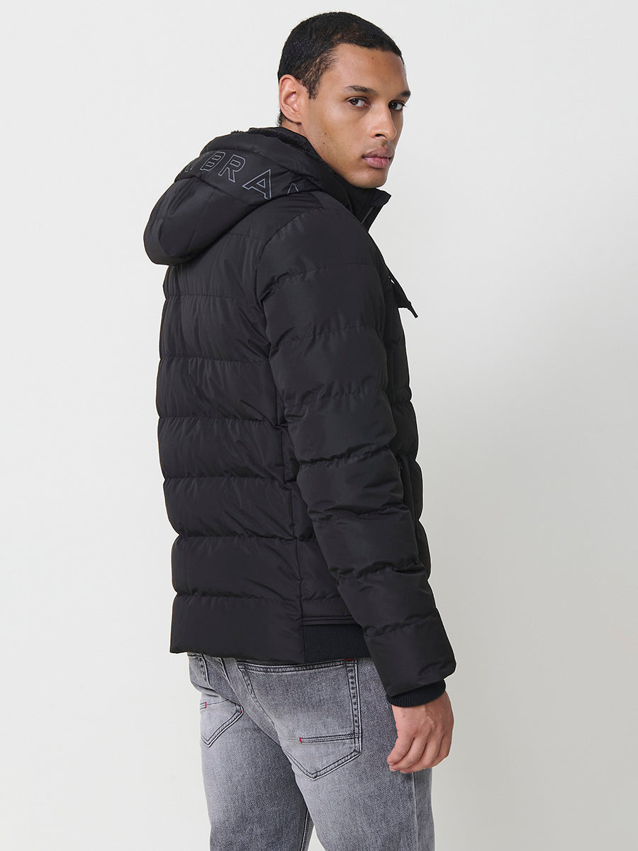 Chaqueta Acolchada Hombre con Capucha – Koroshi 2521JA56