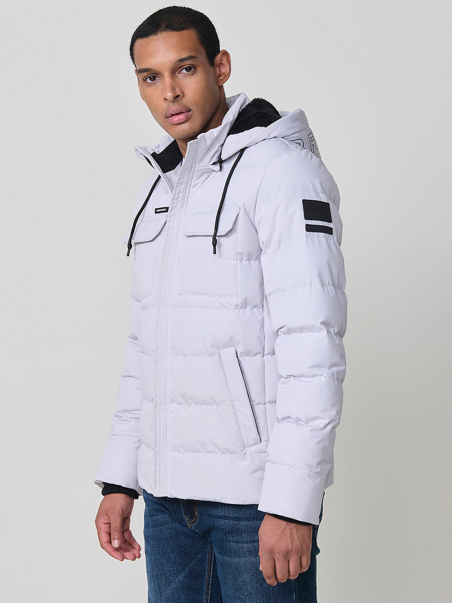 Chaqueta Acolchada Hombre con Capucha – Koroshi 2521JA56
