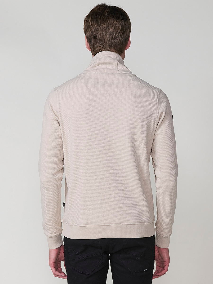 Sudadera Hombre Cuello Alto con Cordón Ajustable – Koroshi 2521SU32