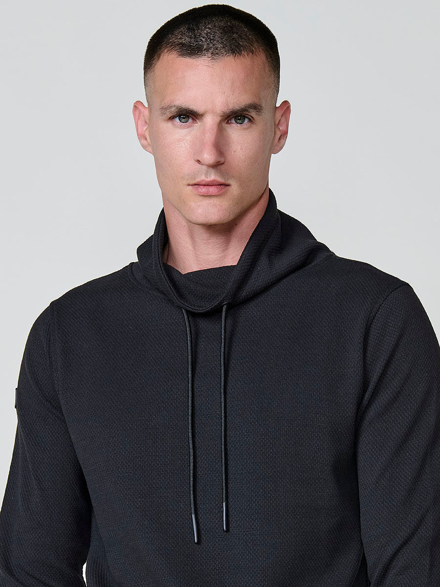 Sudadera Hombre Cuello Alto con Cordón Ajustable – Koroshi 2521SU32