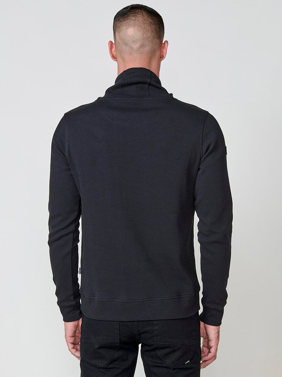 Sudadera Hombre Cuello Alto con Cordón Ajustable – Koroshi 2521SU32
