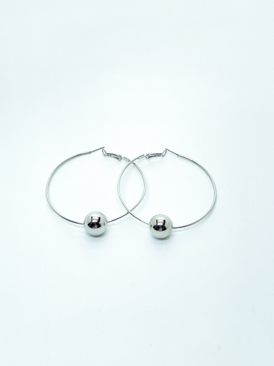 Set de Pendientes Aro Mujer Grande y Pequeño – Koroshi Plateado