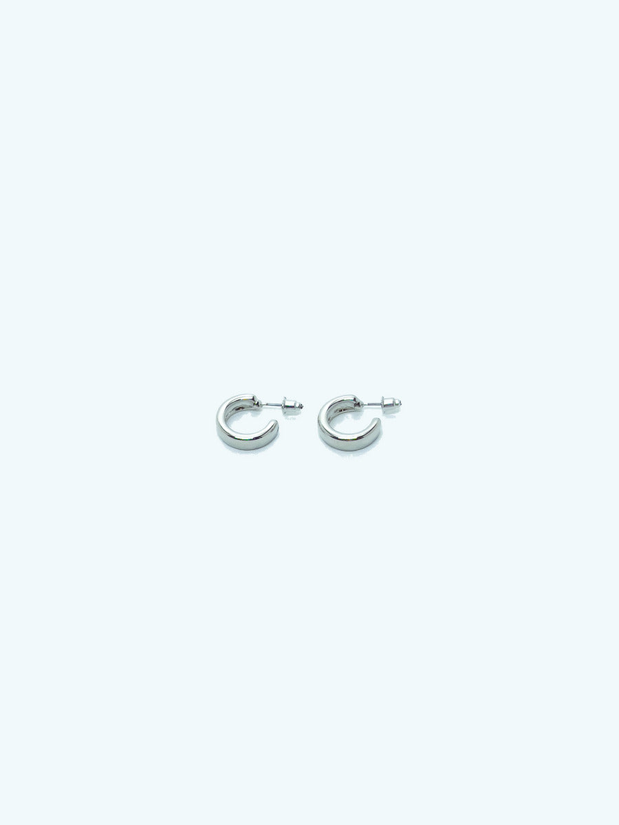Set de Pendientes Aro Mujer Grande y Pequeño – Koroshi Plateado