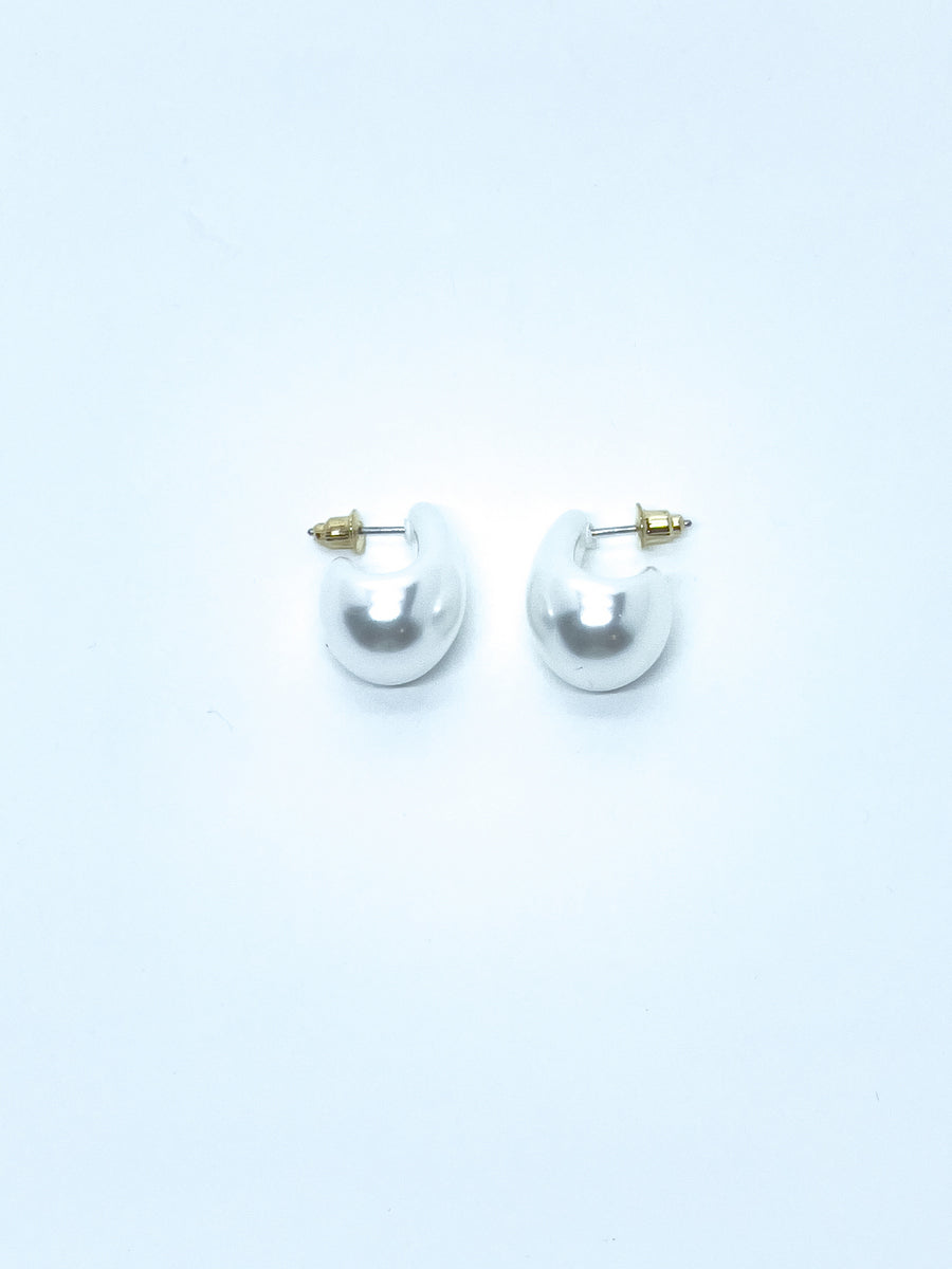 Set de 3 Pares de Pendientes Mujer con Perlas – Koroshi Dorado