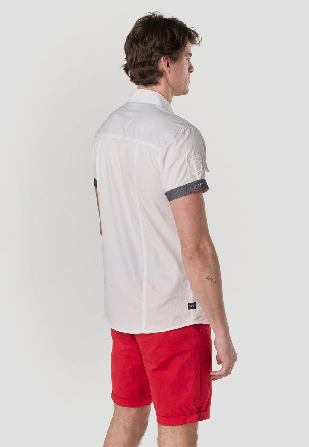 Camisa Manga Corta Multipockets Popelín Náutico Hombre – Koroshi 2611CC04