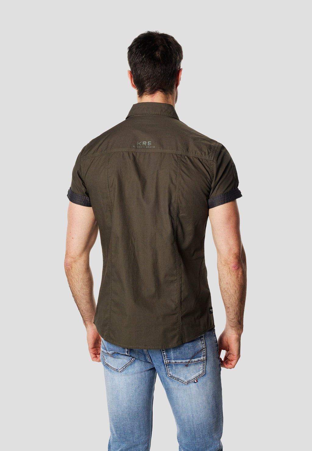 Camisa Manga Corta Multipockets Popelín Náutico Hombre – Koroshi 2611CC04