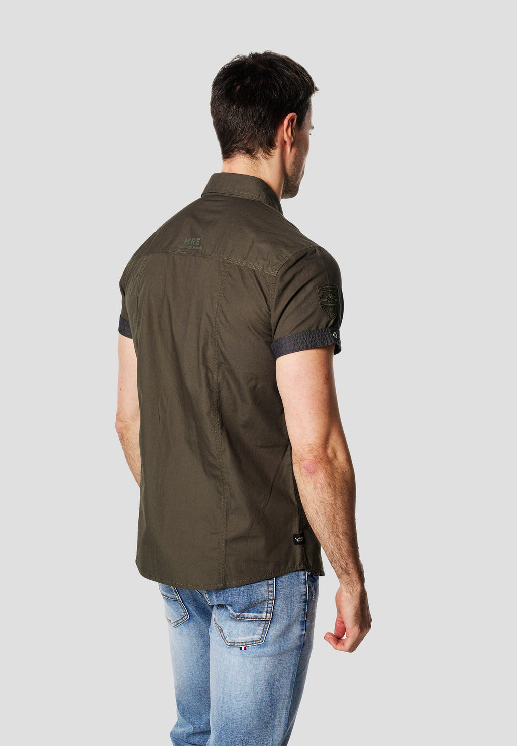 Camisa Manga Corta Multipockets Popelín Náutico Hombre – Koroshi 2611CC04