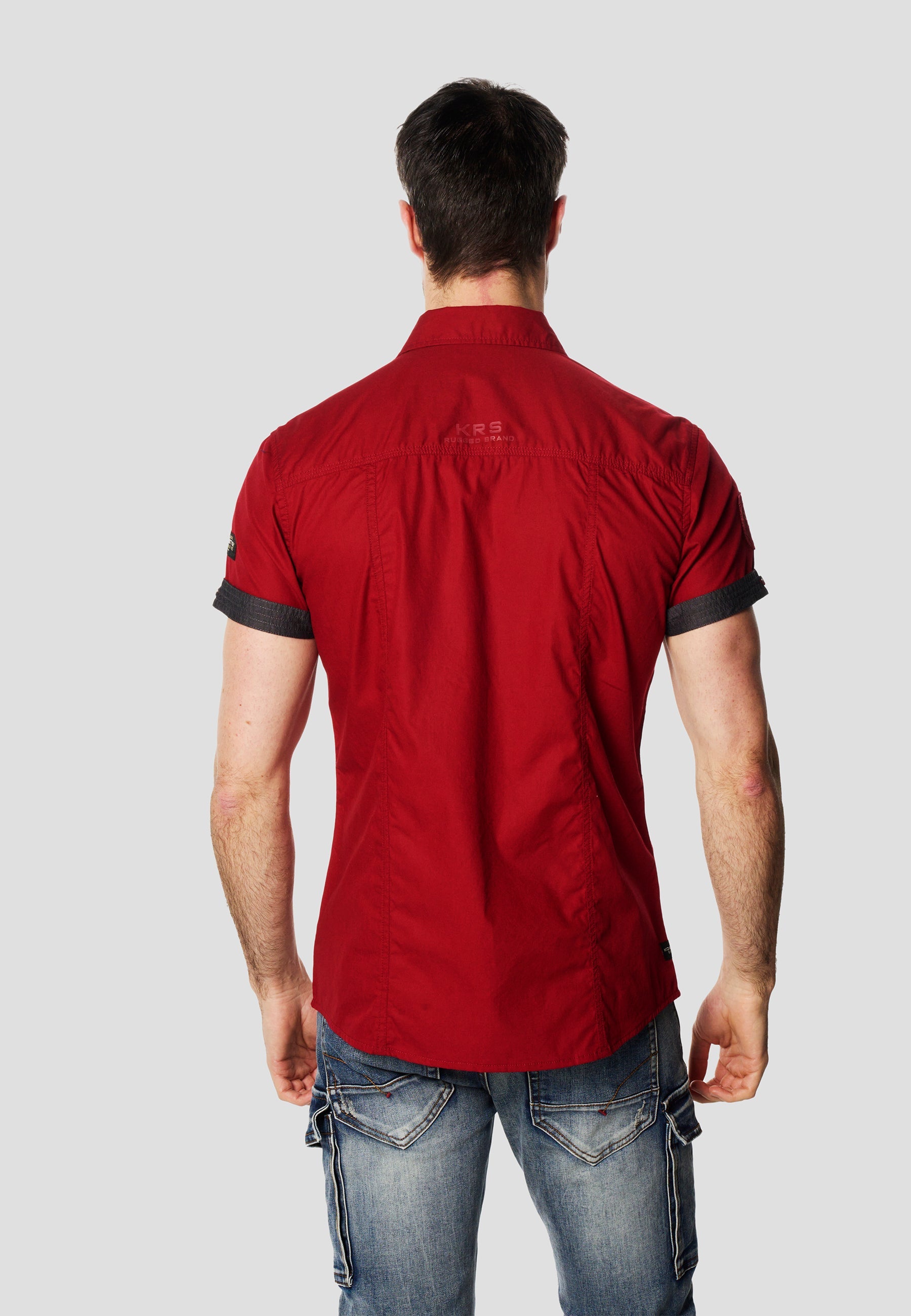 Camisa Manga Corta Multipockets Popelín Náutico Hombre – Koroshi 2611CC04