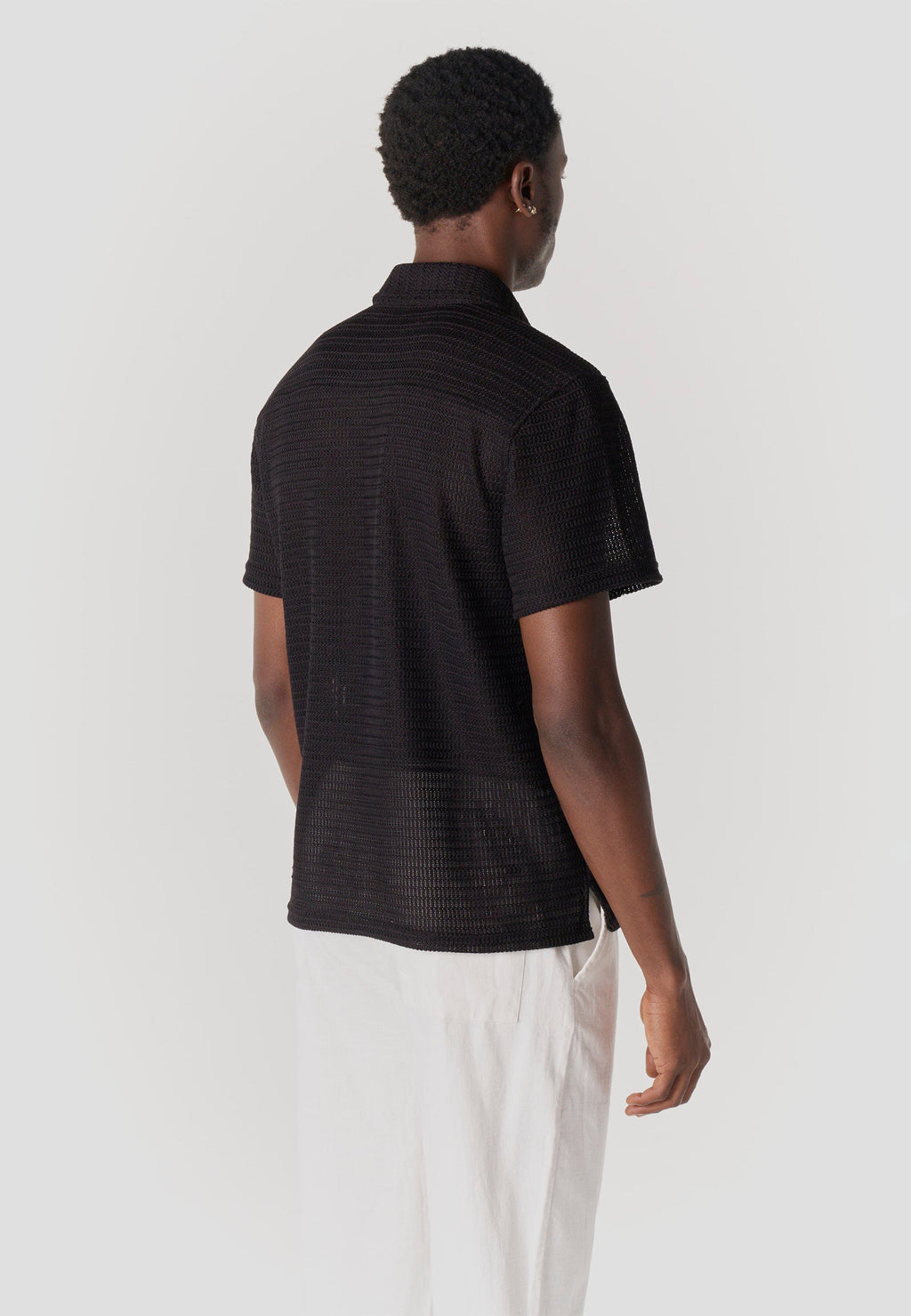 Camisa Hombre Manga Corta Casual Relaxed Algodón – Koroshi 2611CC19
