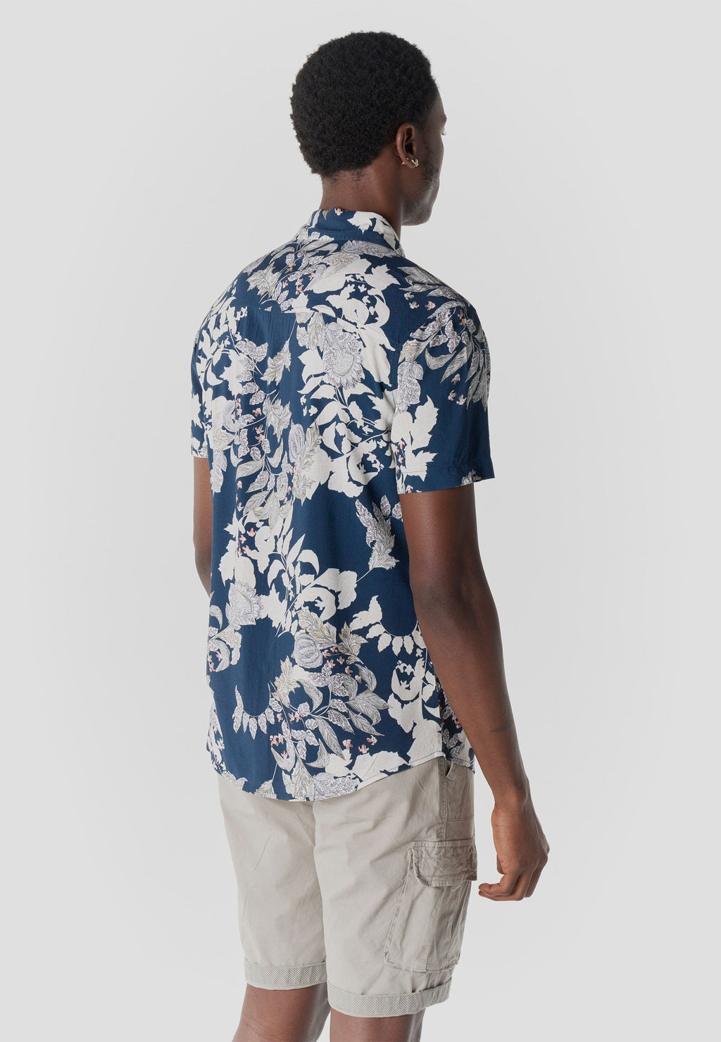 Camisa Hombre Manga Corta Estampada Casual Viscosa – Koroshi 2611CC38