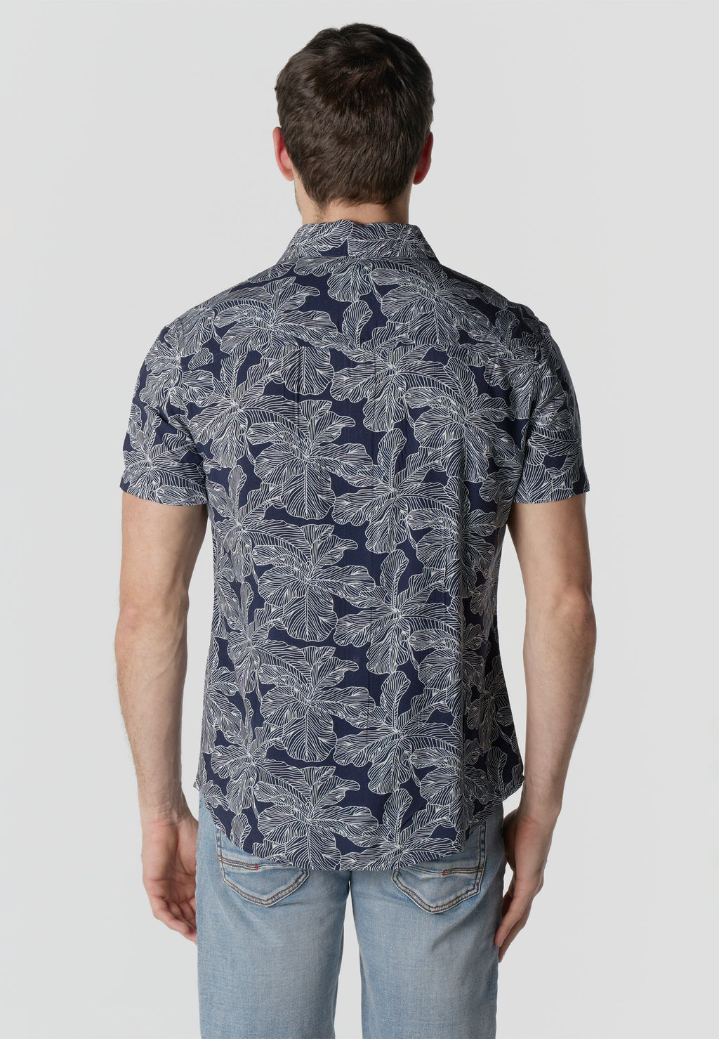 Camisa Hombre Manga Corta Estampada Casual Viscosa – Koroshi 2611CC38