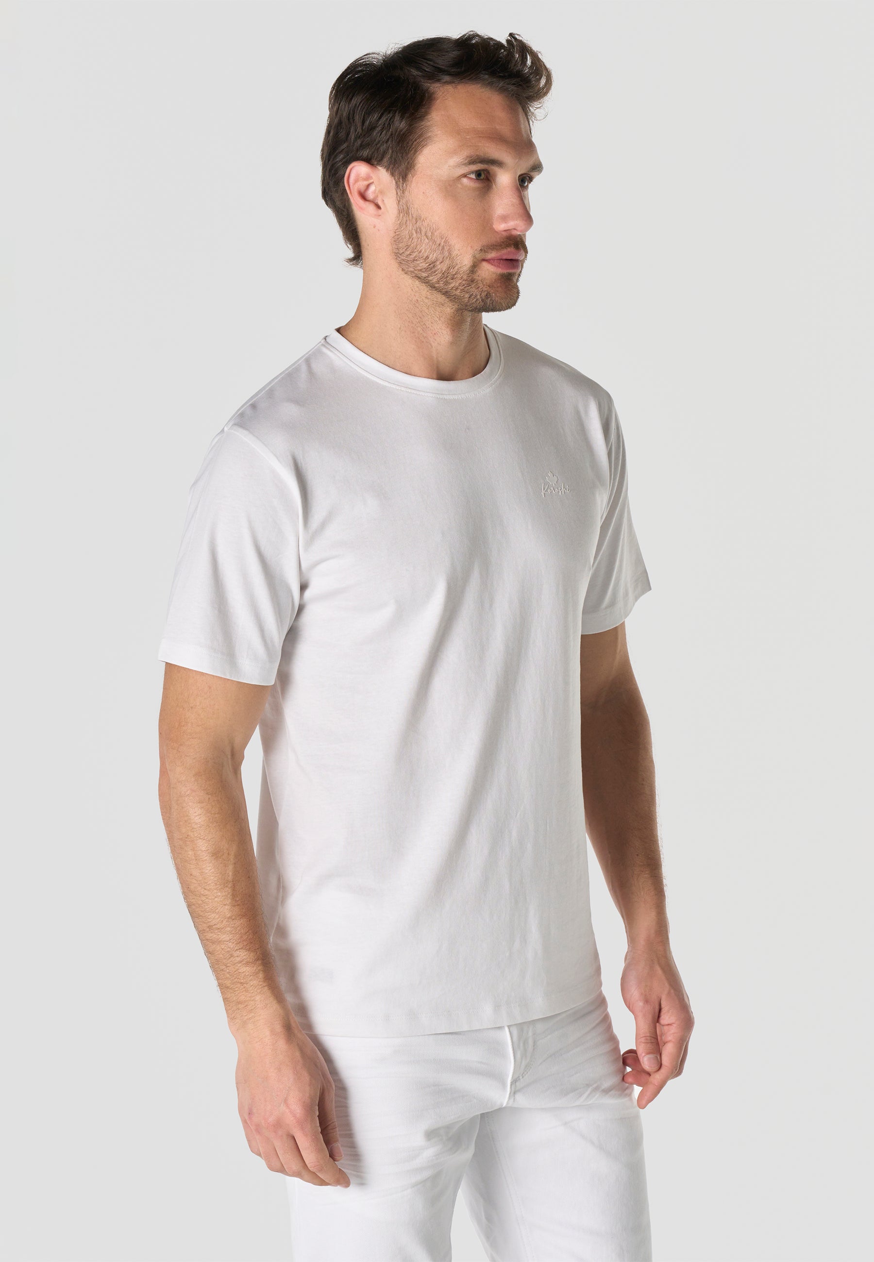Pack 2 Camisetas Hombre Manga Corta Básicas 100% Algodón – Koroshi 2611MC00