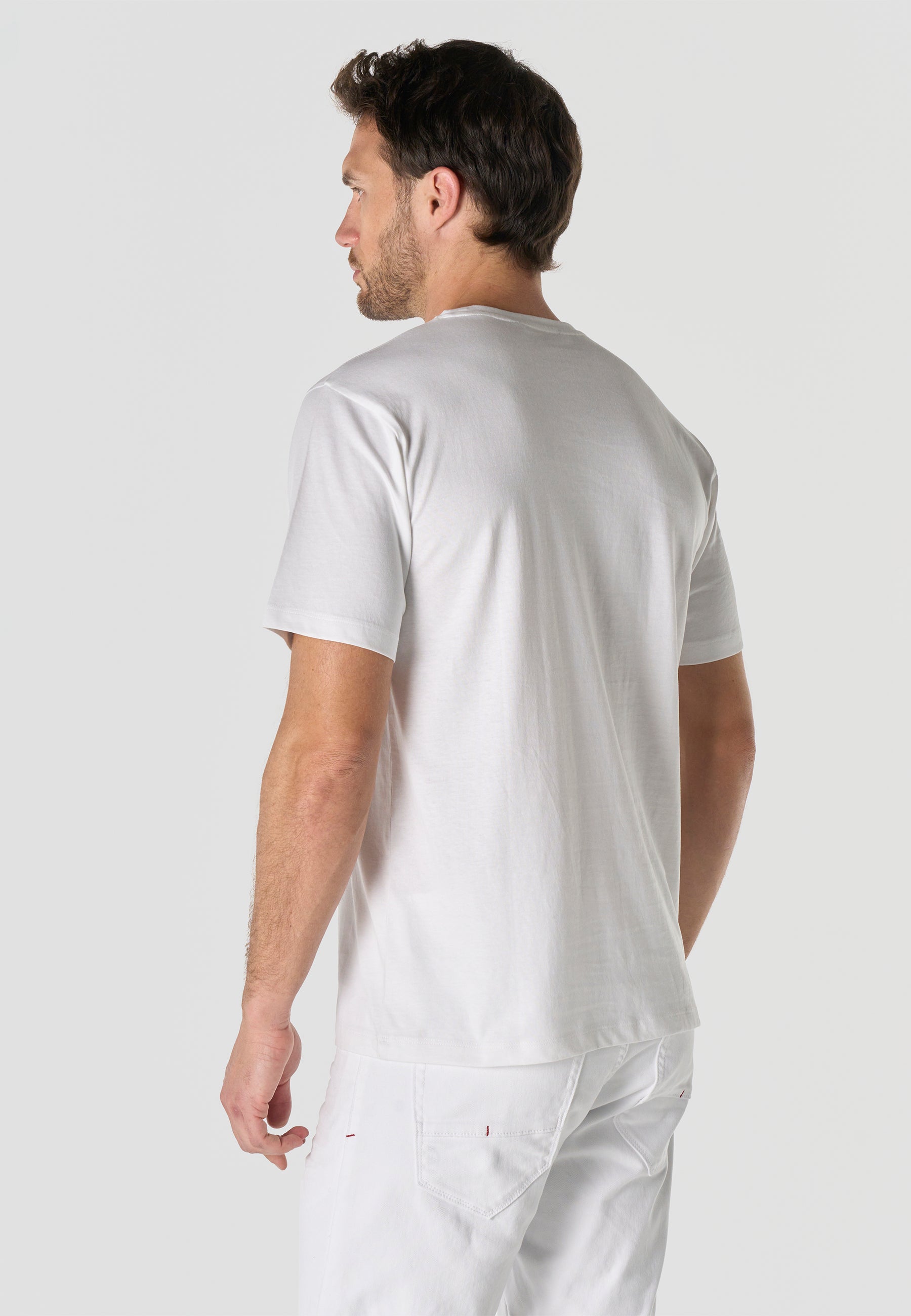 Pack 2 Camisetas Hombre Manga Corta Básicas 100% Algodón – Koroshi 2611MC00
