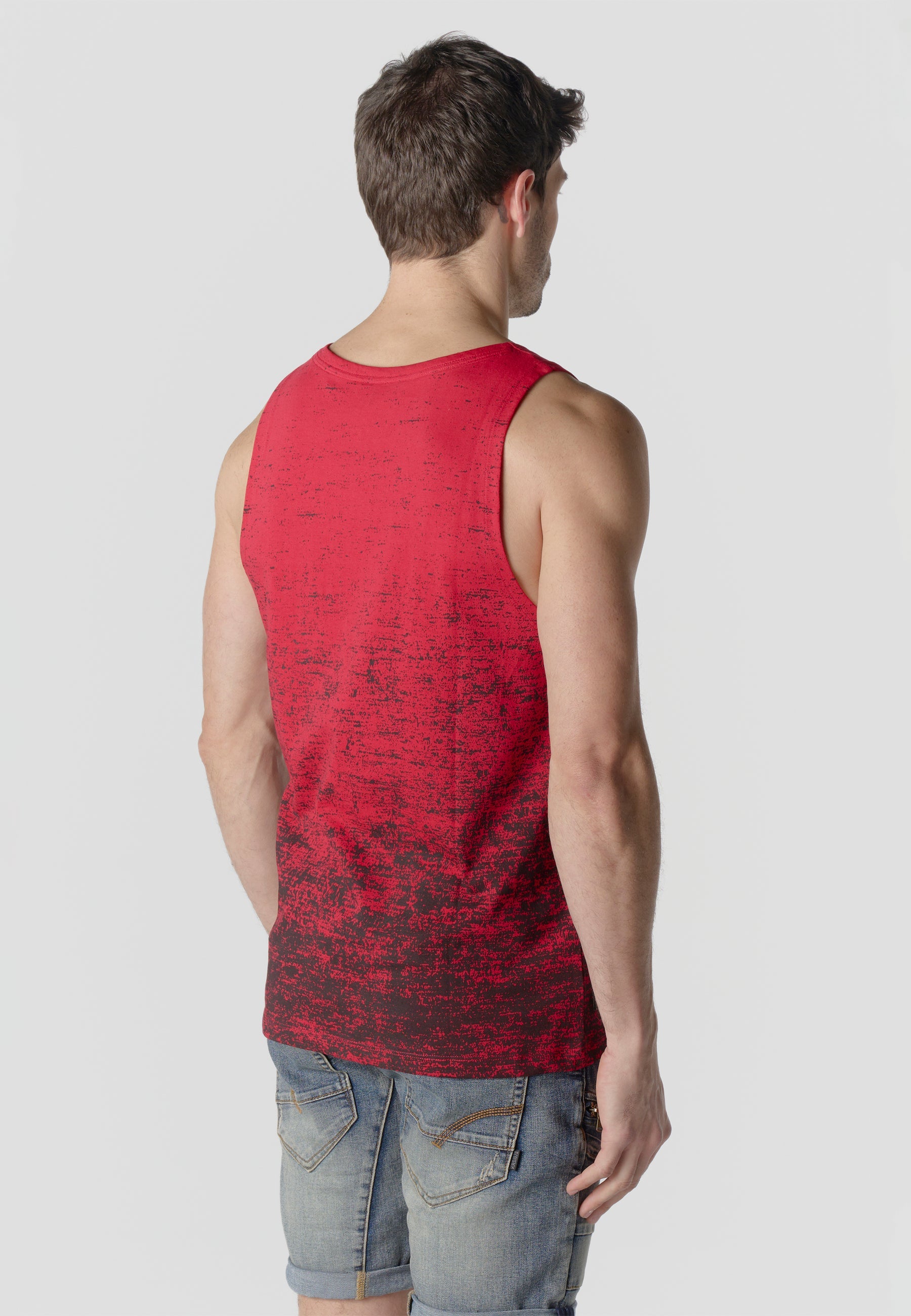 Camiseta Tirantes Hombre Estampado All Over – Koroshi 2611MS02
