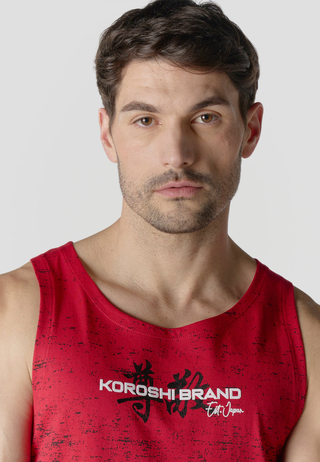 Camiseta Tirantes Hombre Estampado All Over – Koroshi 2611MS02