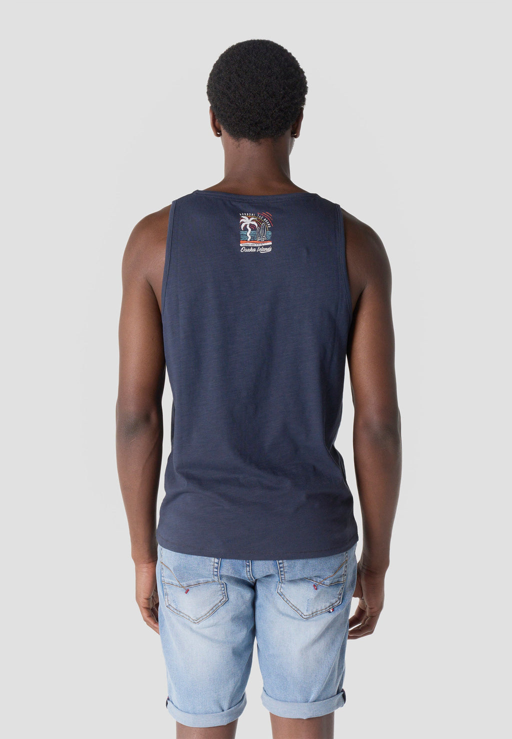 Camiseta Tirantes Hombre Estampado Surf – Koroshi 2611MS08