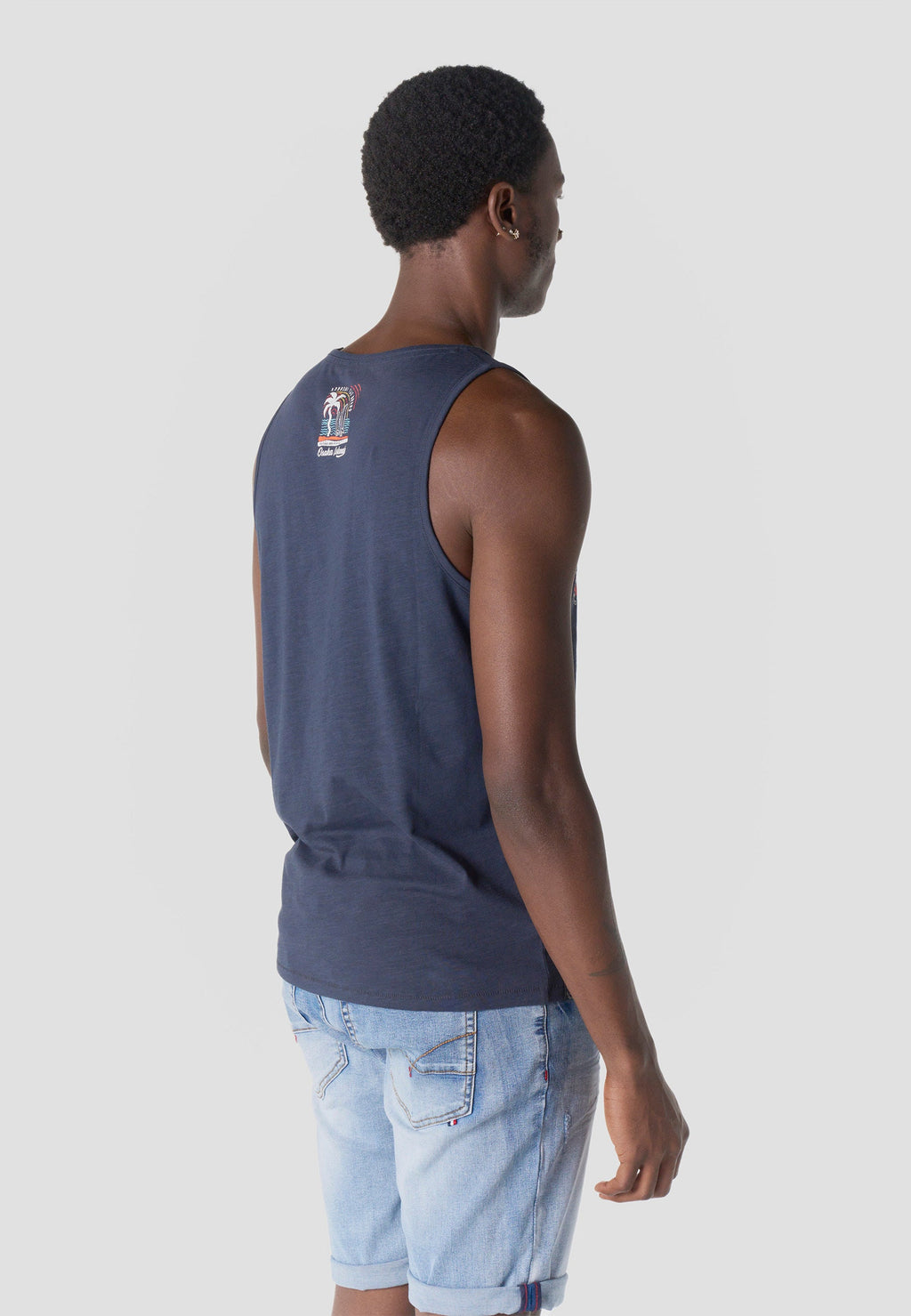 Camiseta Tirantes Hombre Estampado Surf – Koroshi 2611MS08