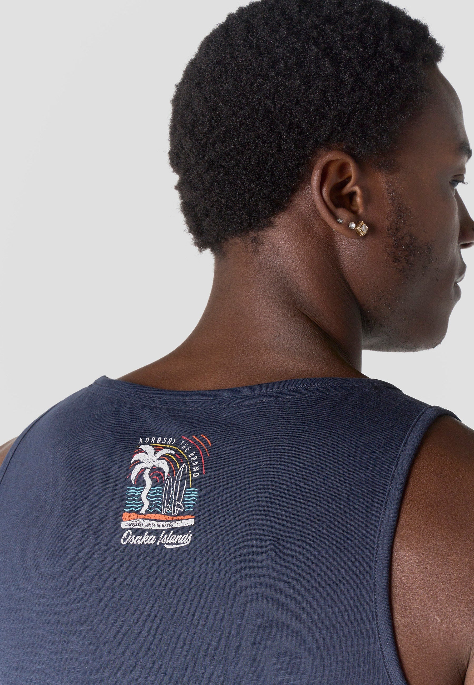 Camiseta Tirantes Hombre Estampado Surf – Koroshi 2611MS08