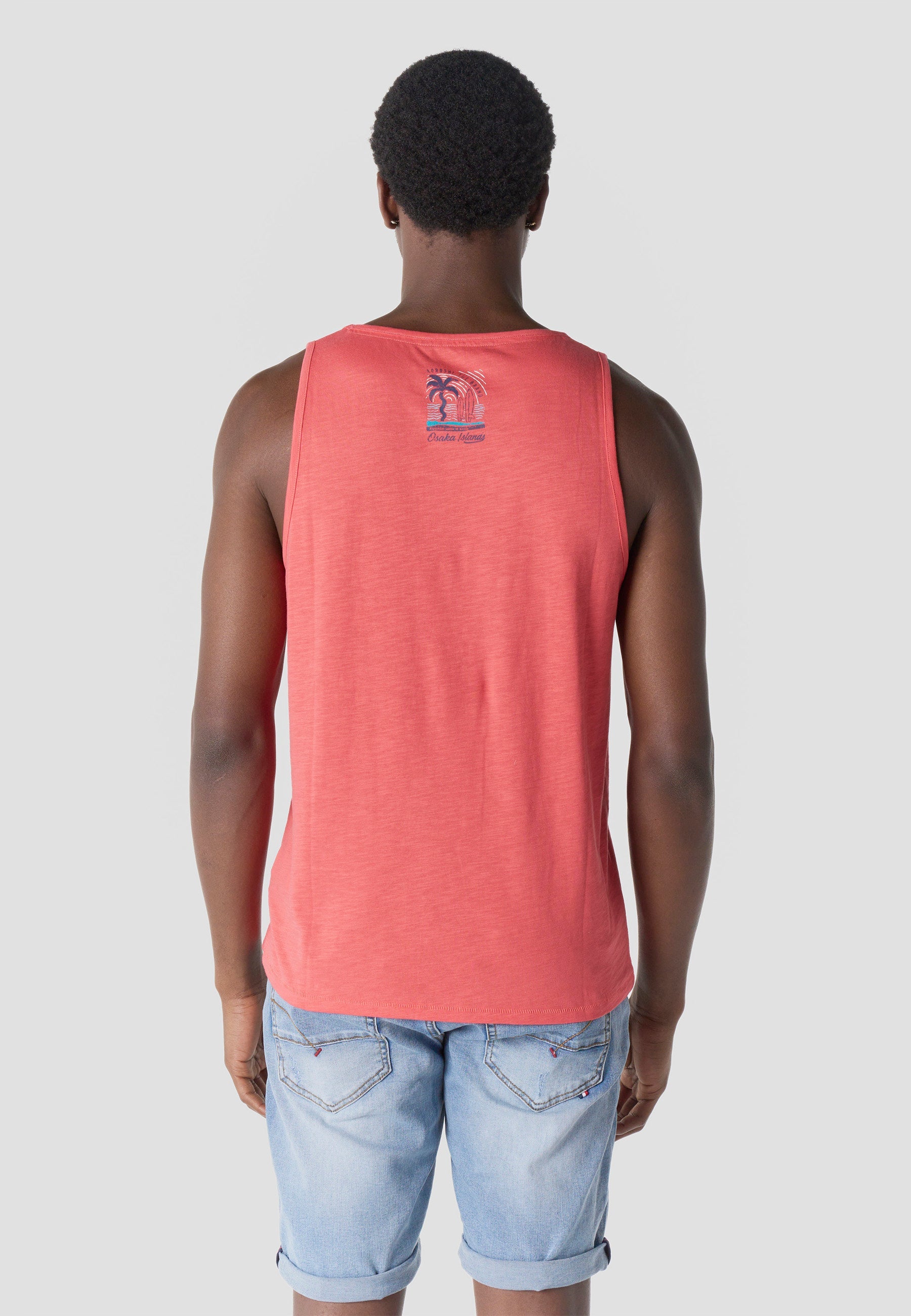 Camiseta Tirantes Hombre Estampado Surf – Koroshi 2611MS08