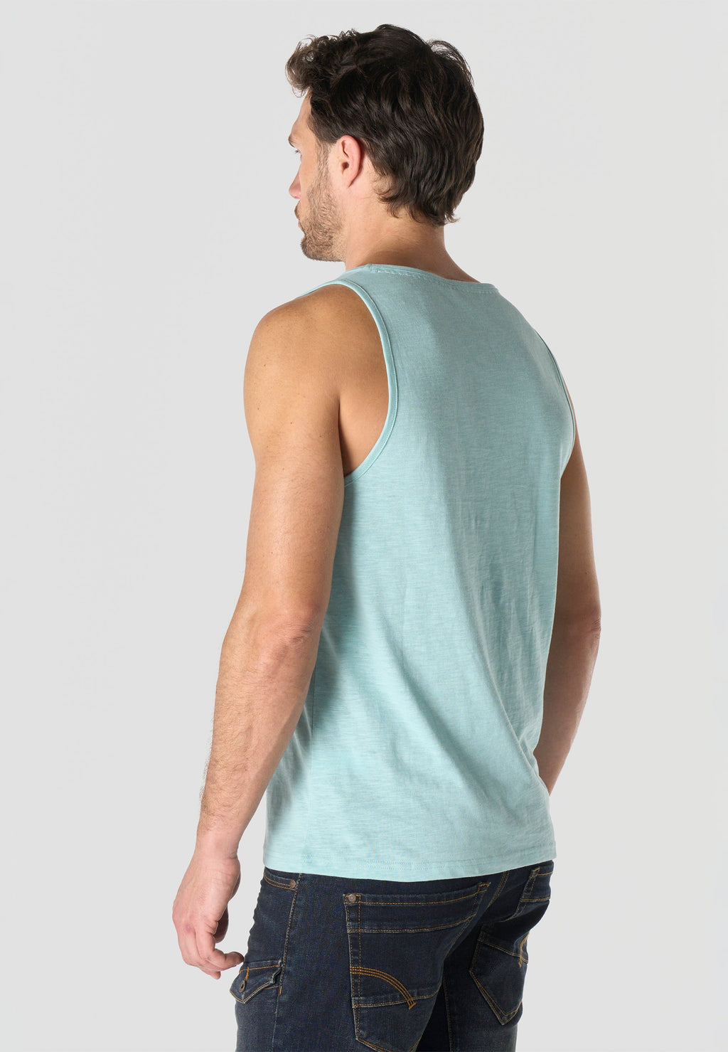Camiseta Tirantes Hombre Estampado Calavera – Koroshi 2611MS19