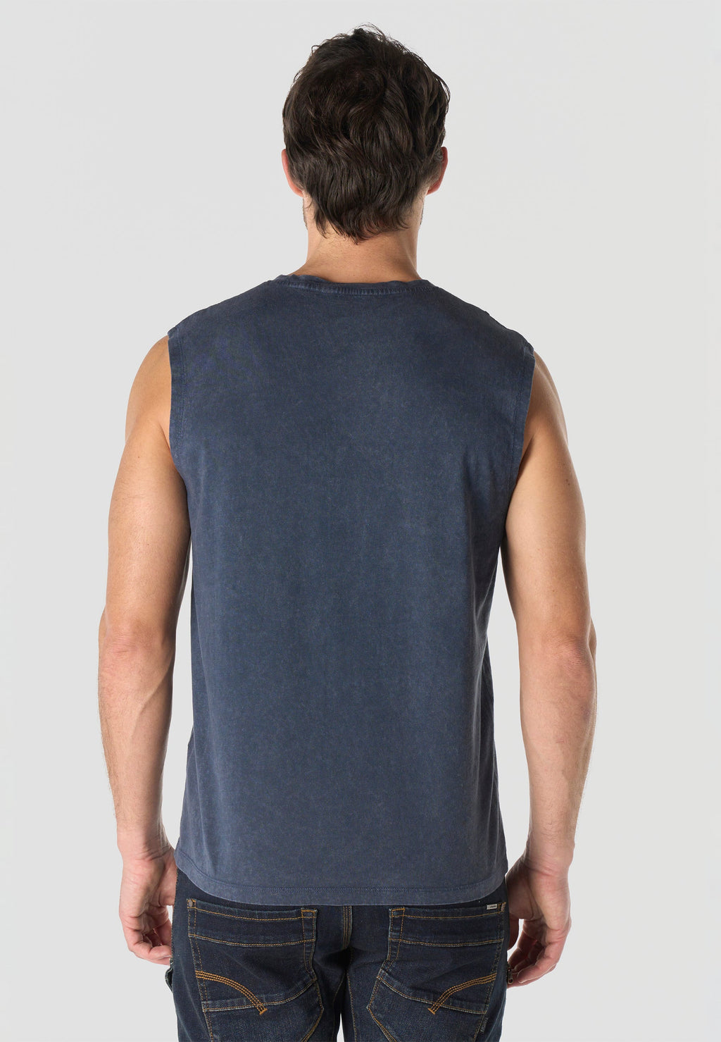Camiseta Boxing Hombre con Bolsillo – Koroshi Índigo