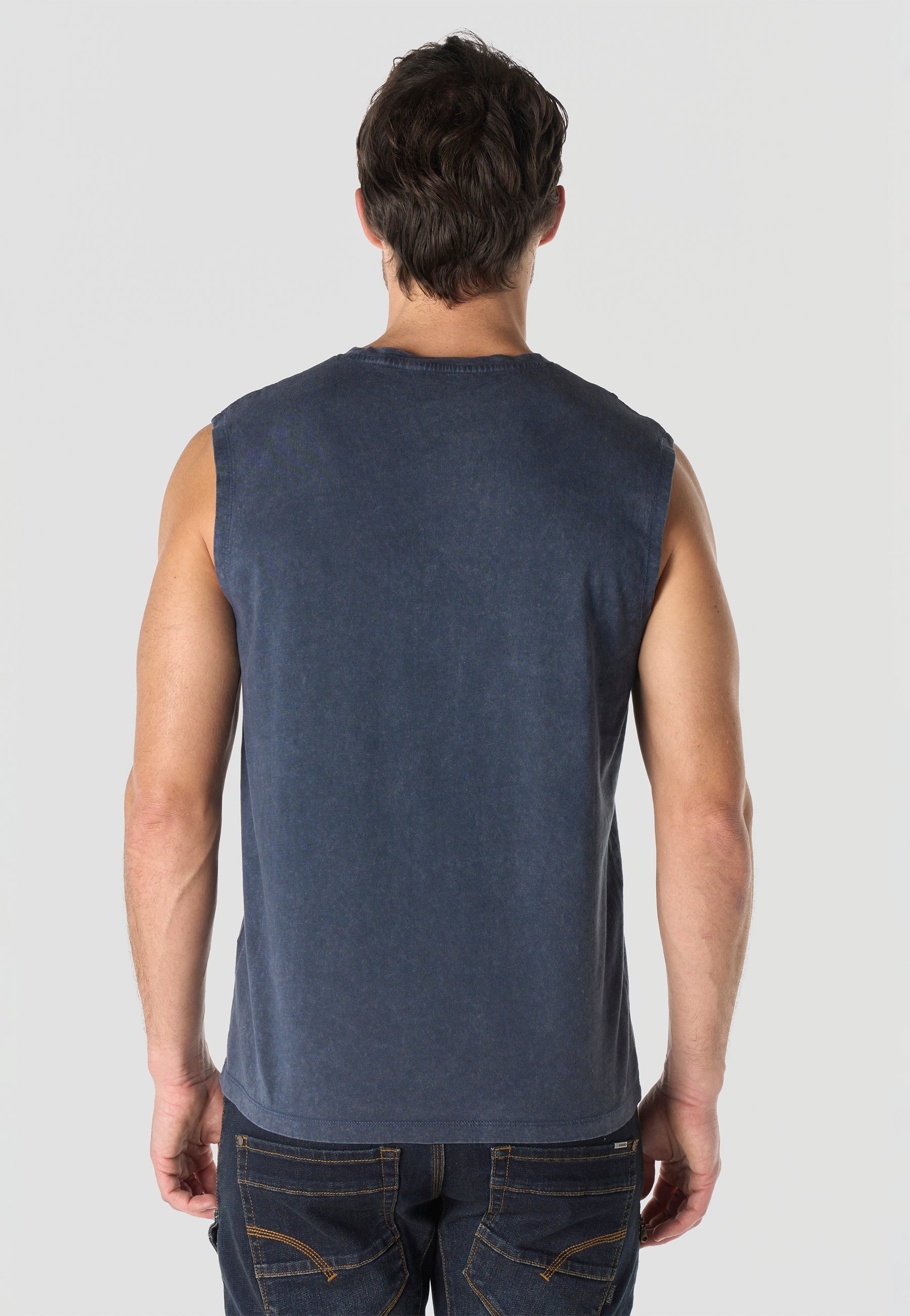 Camiseta Boxing Hombre con Bolsillo – Koroshi Índigo