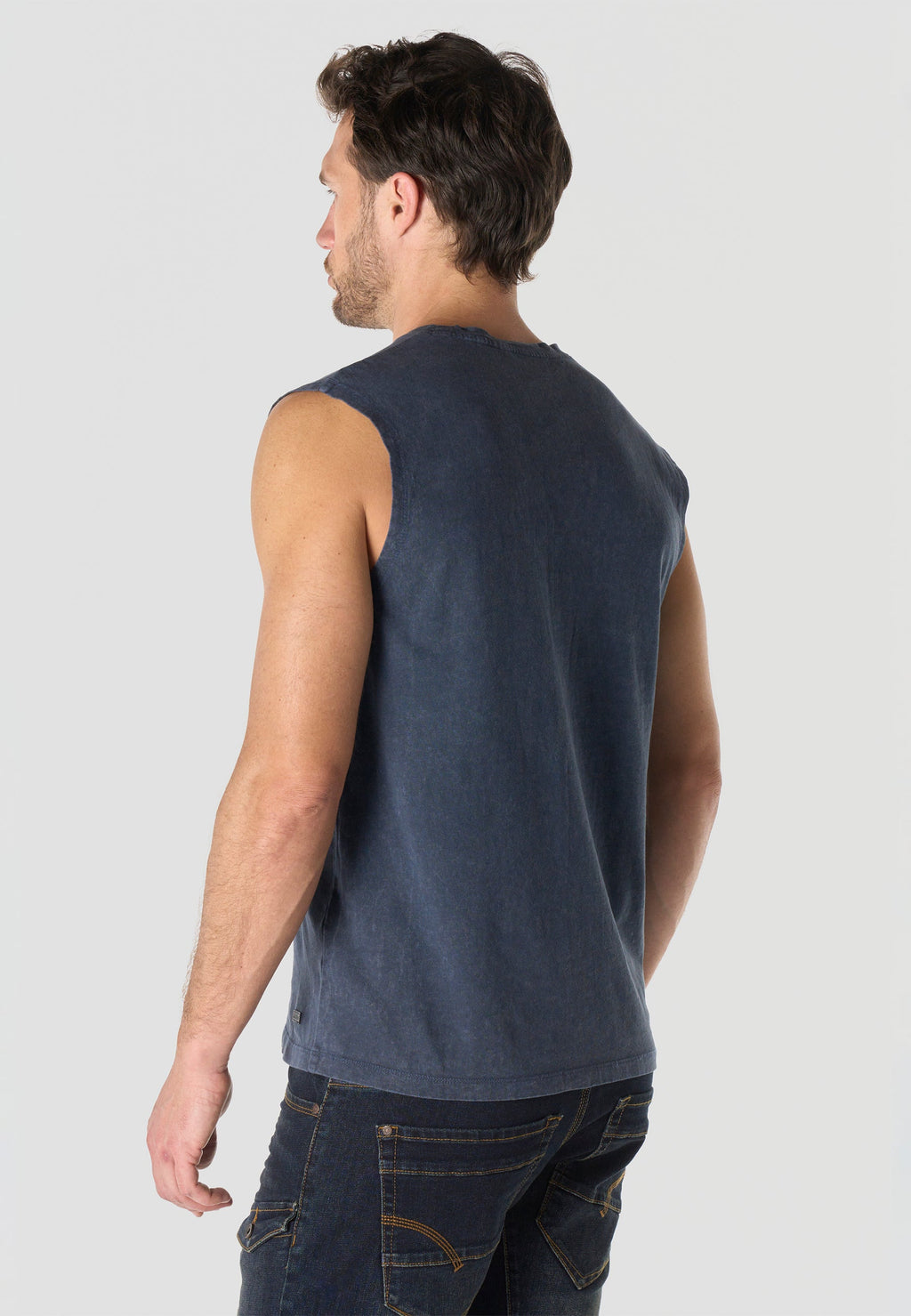Camiseta Boxing Hombre con Bolsillo – Koroshi Índigo