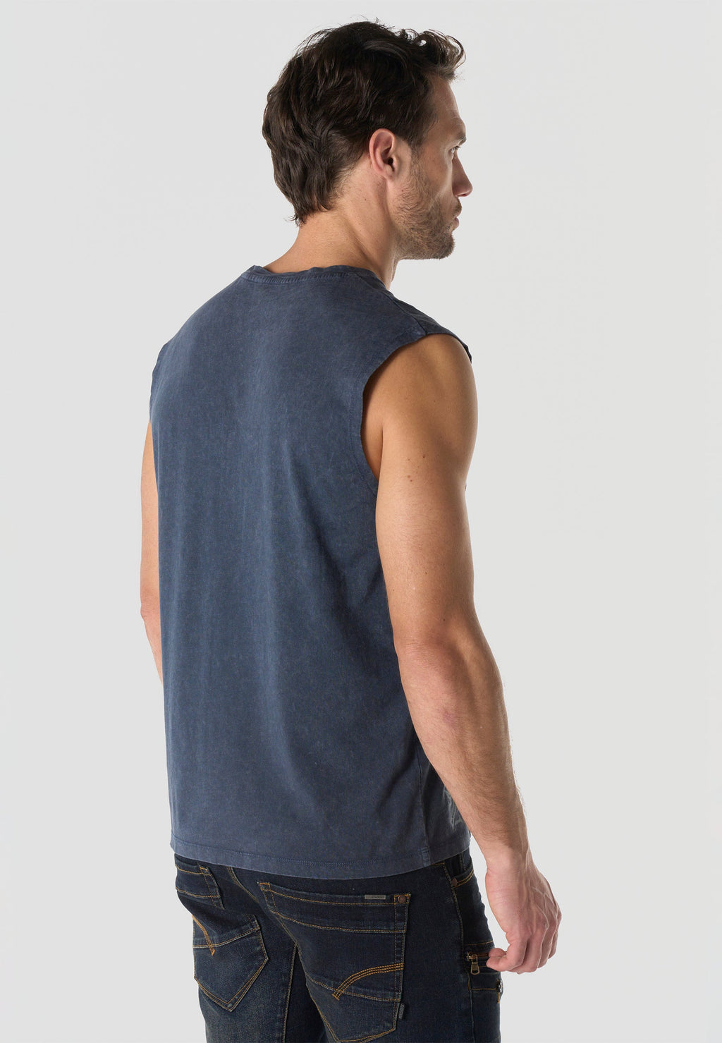 Camiseta Boxing Hombre con Bolsillo – Koroshi Índigo