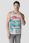 Camiseta Tirantes Hombre Estampado Tropical – Koroshi 2611MS35